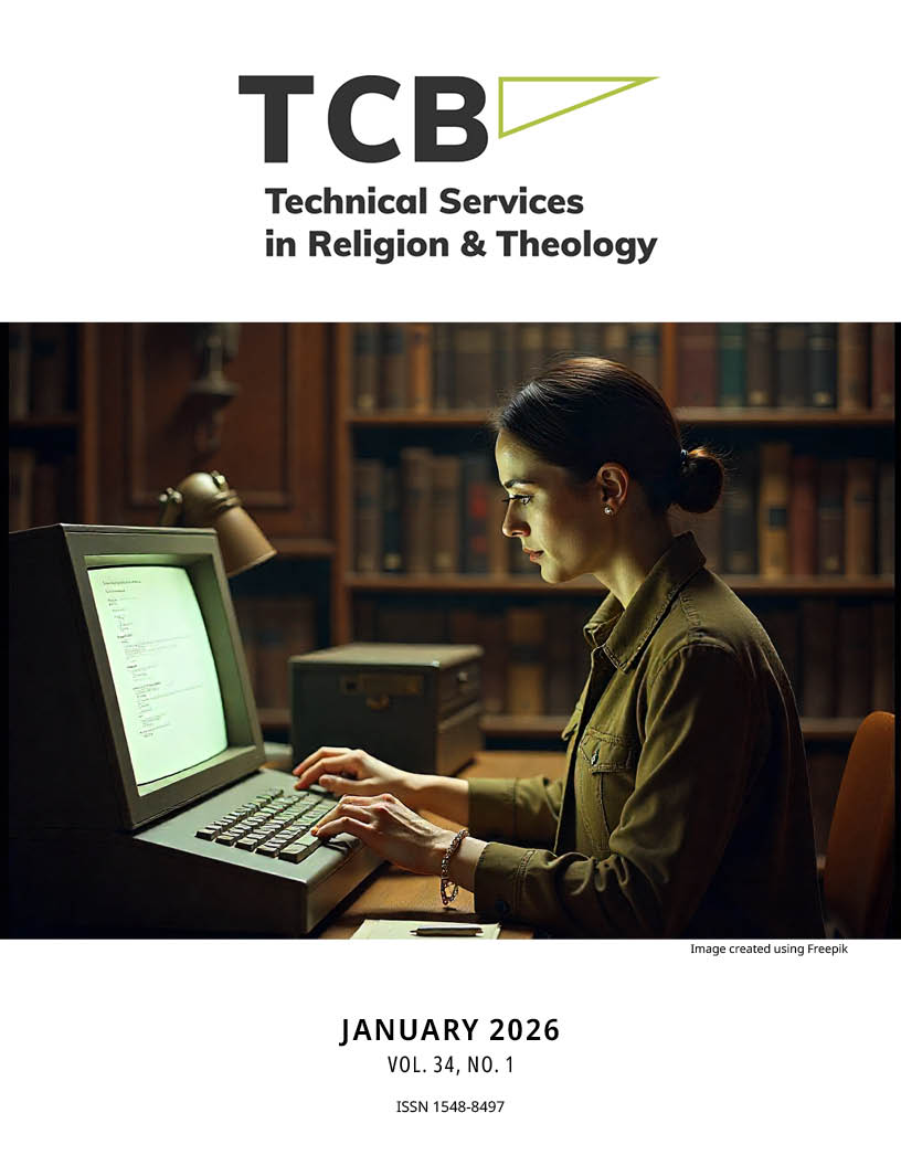 A technical services librarian using artificial intelligence