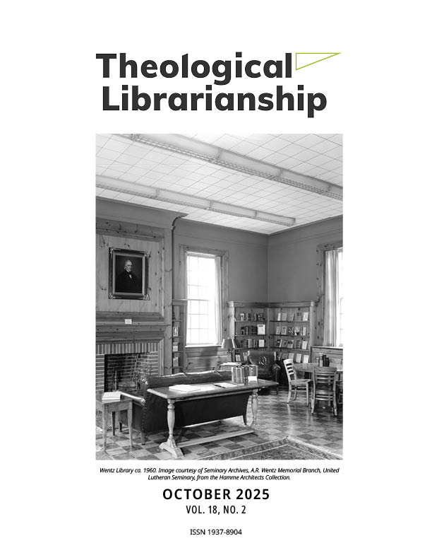 Wentz Library at United Lutheran Seminary, circa 1960